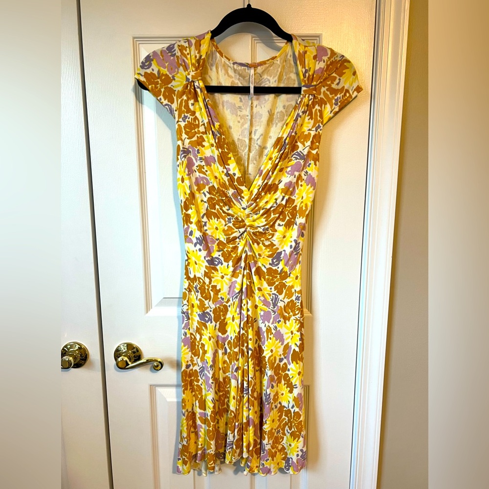 Free People key to your heart mini dress in ivory size S